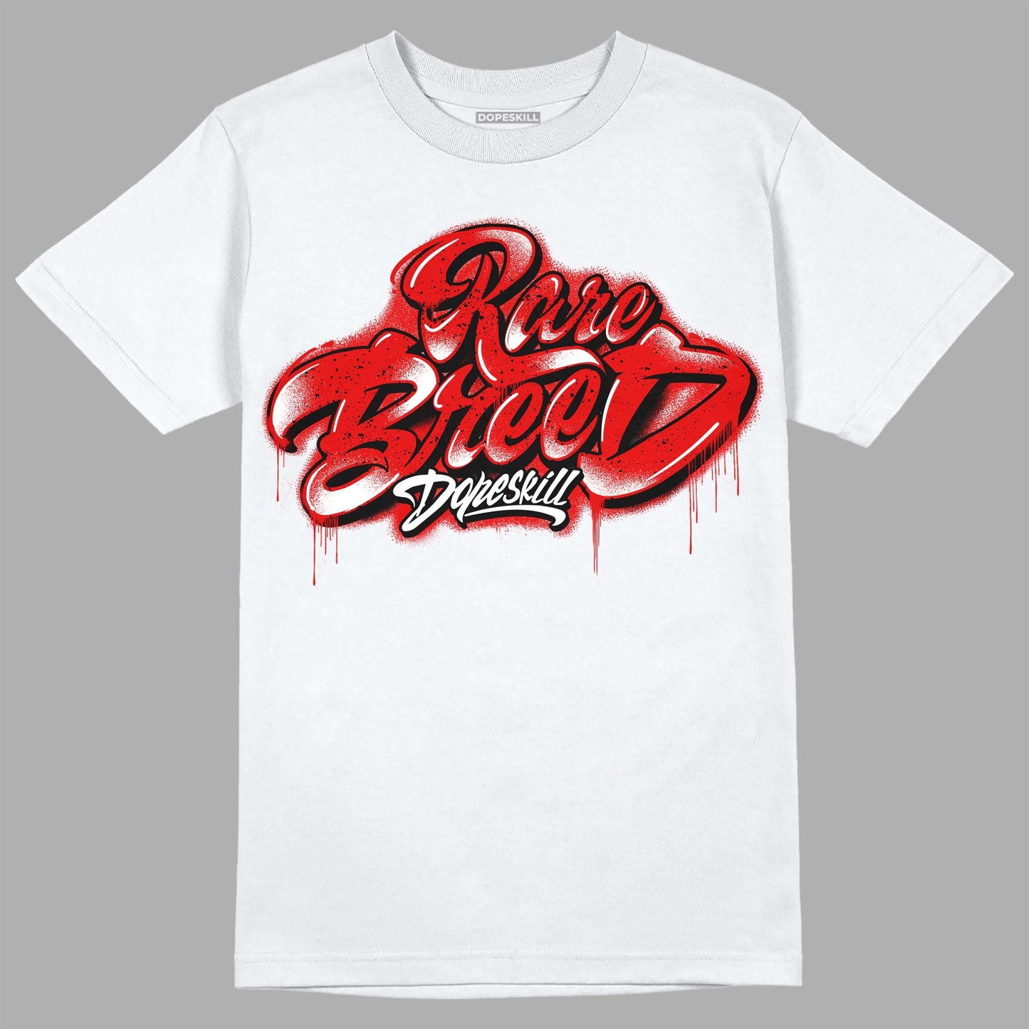 Red Cement 4S DopeSkill T-Shirt Rare Breed Type Graphic
