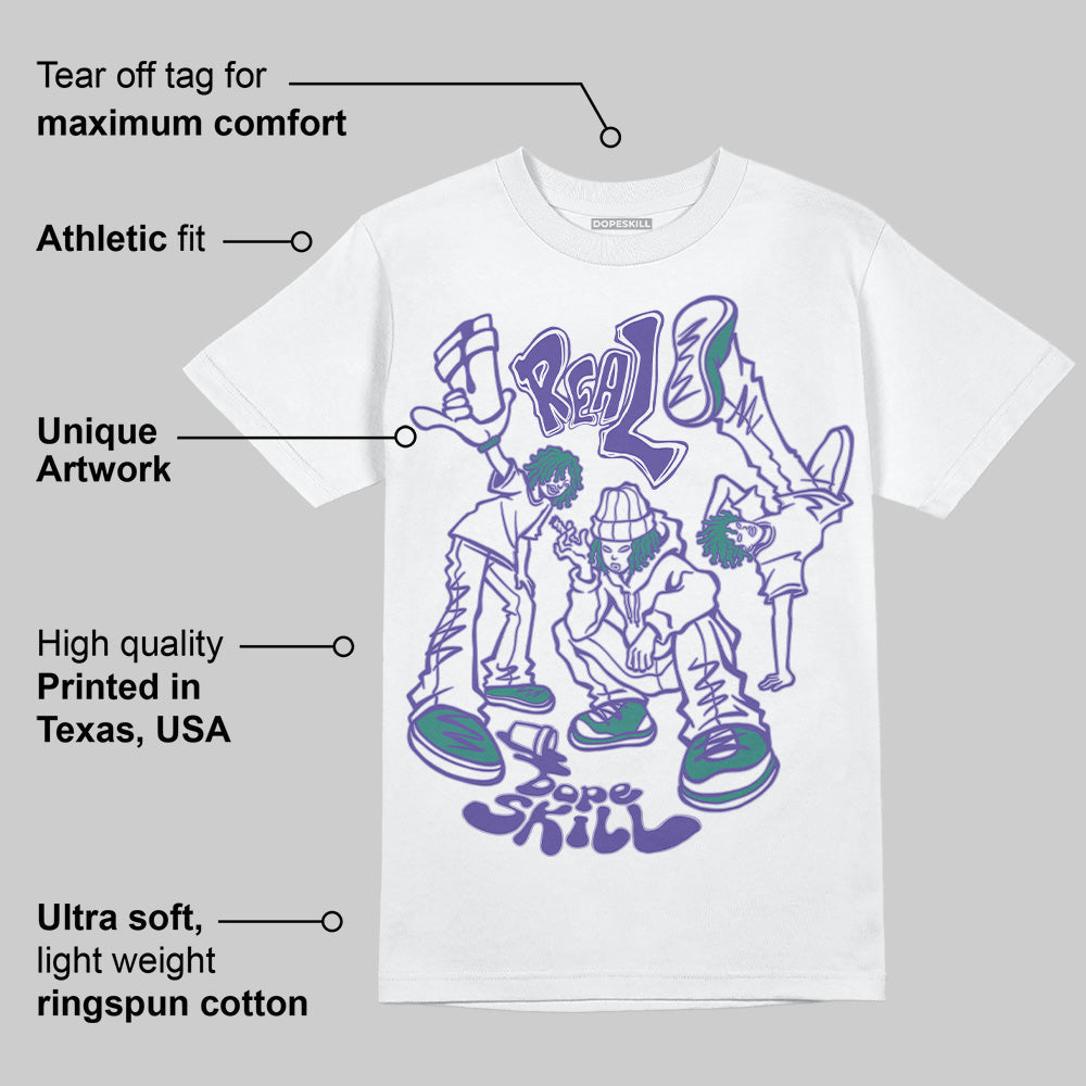 Grape 5s DopeSkill T-Shirt Real Y2K Players Graphic