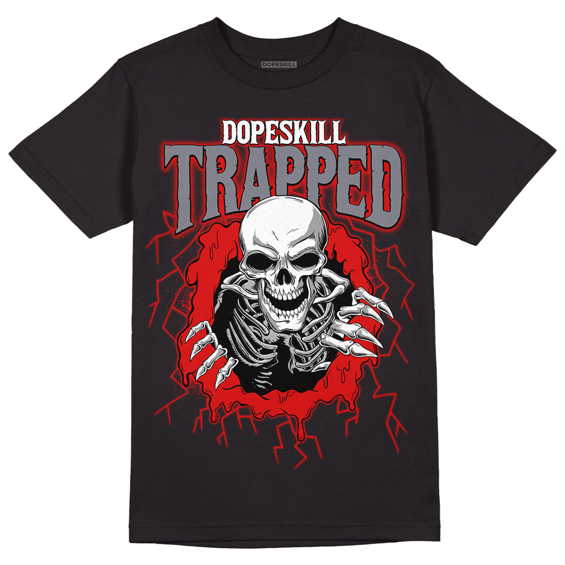 Gym Red 9s DopeSkill T-Shirt Trapped Halloween Graphic