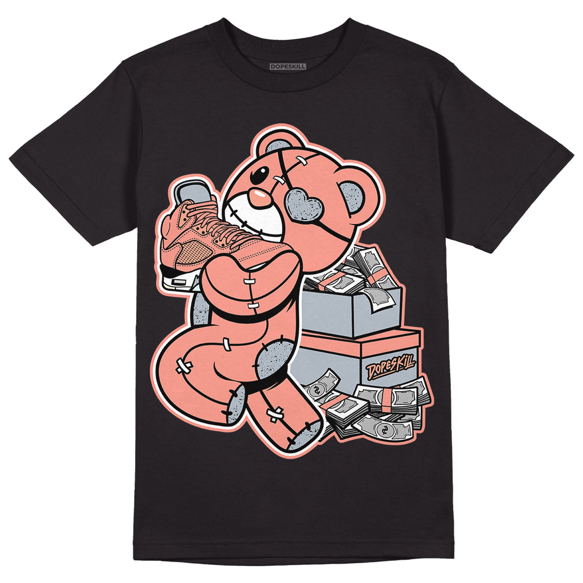 Crimson Bliss 5s DopeSkill T-Shirt Bear Steals Sneaker Graphic