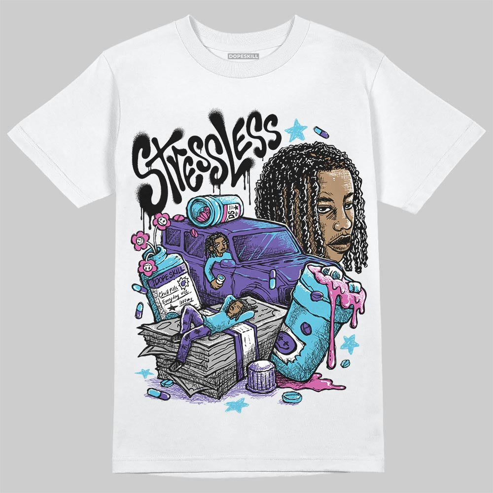 Aqua 8s DopeSkill T-Shirt Stressless Graphic