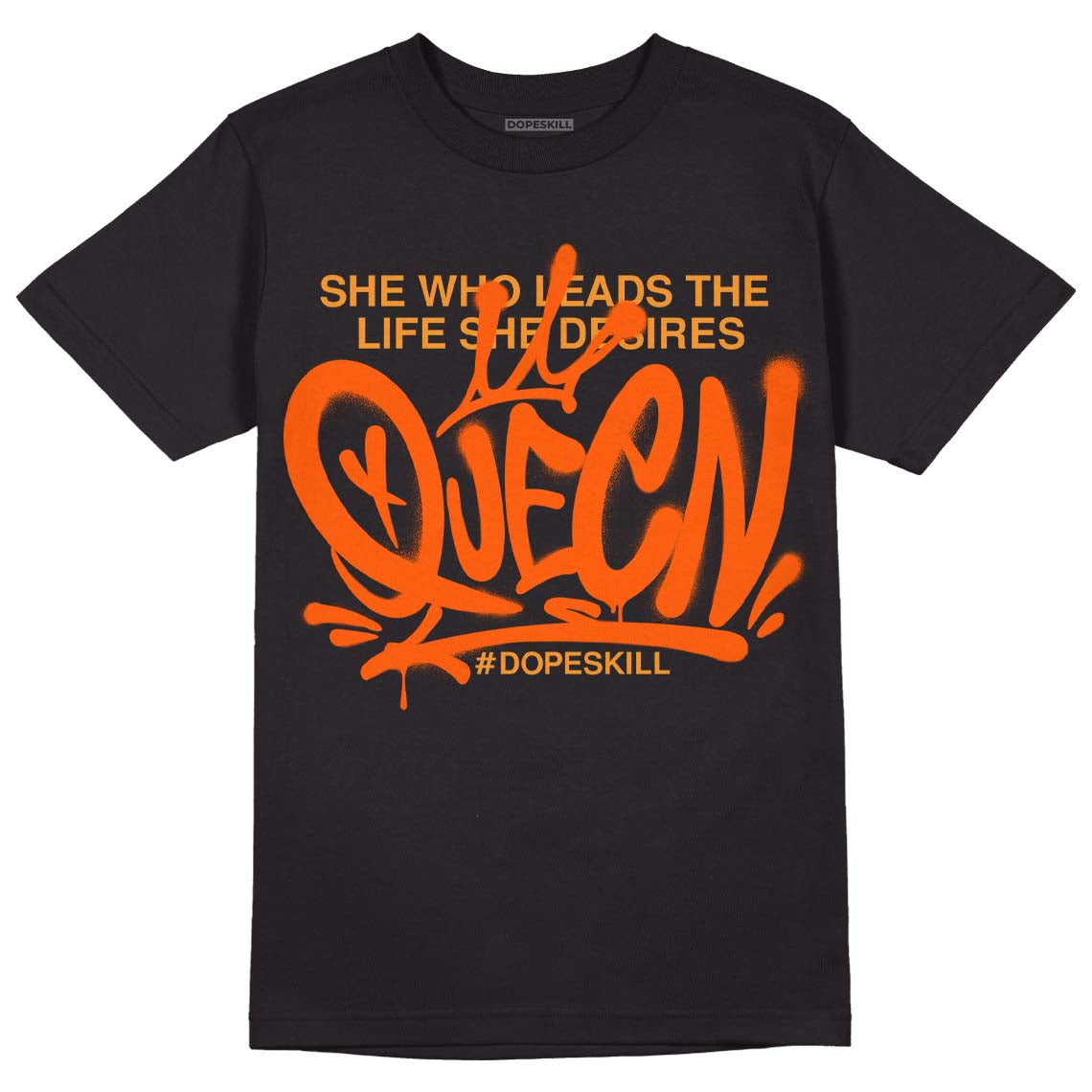 Brilliant Orange 12s DopeSkill T-Shirt Queen Graphic