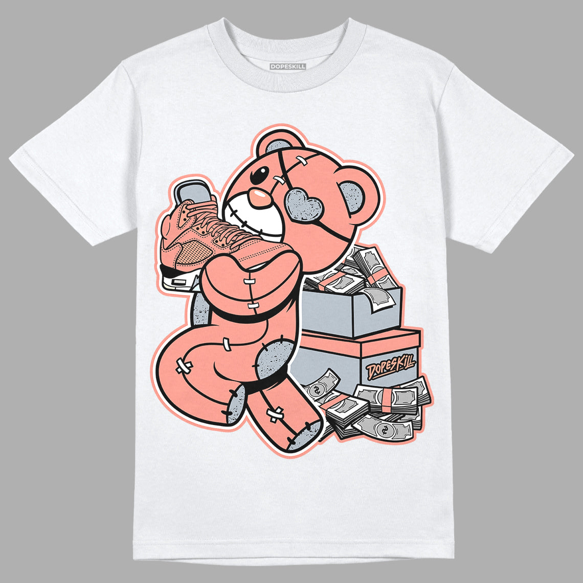 Crimson Bliss 5s DopeSkill T-Shirt Bear Steals Sneaker Graphic