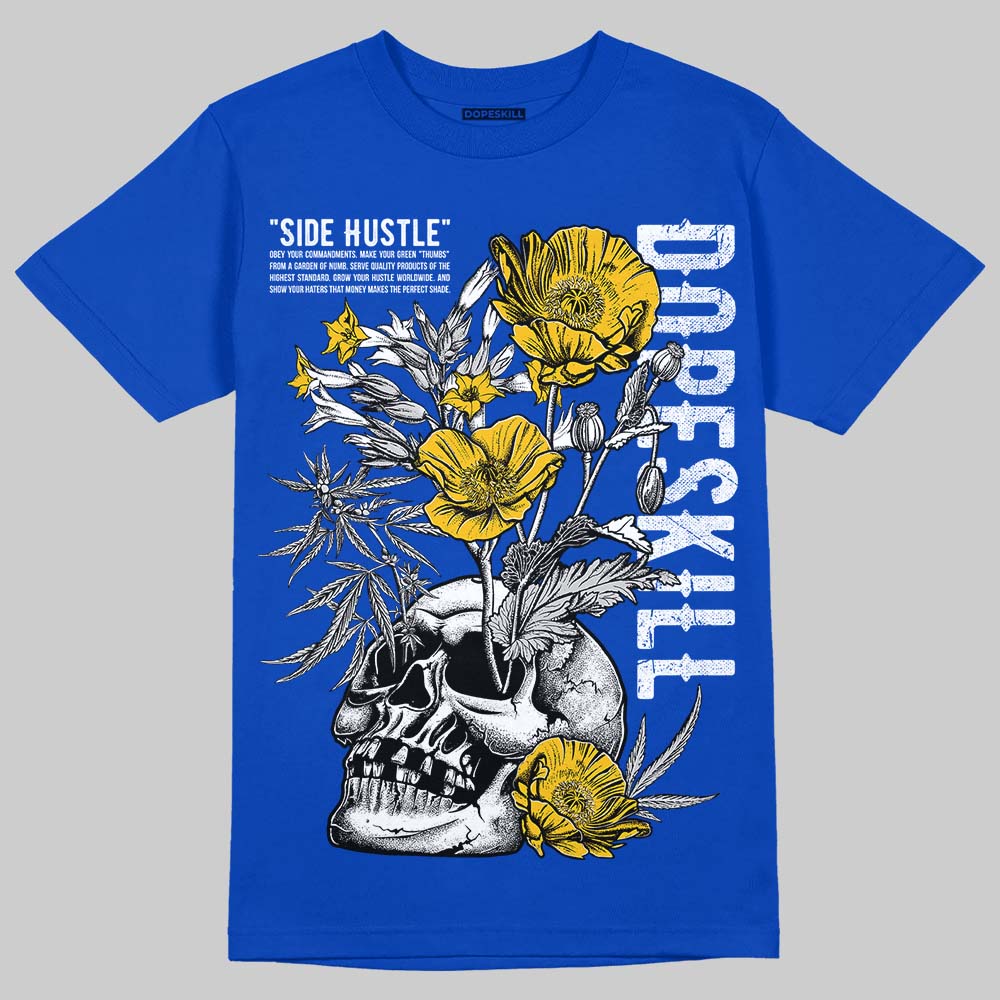 Blueberry 12s DopeSkill Royal T-shirt Side Hustle Graphic