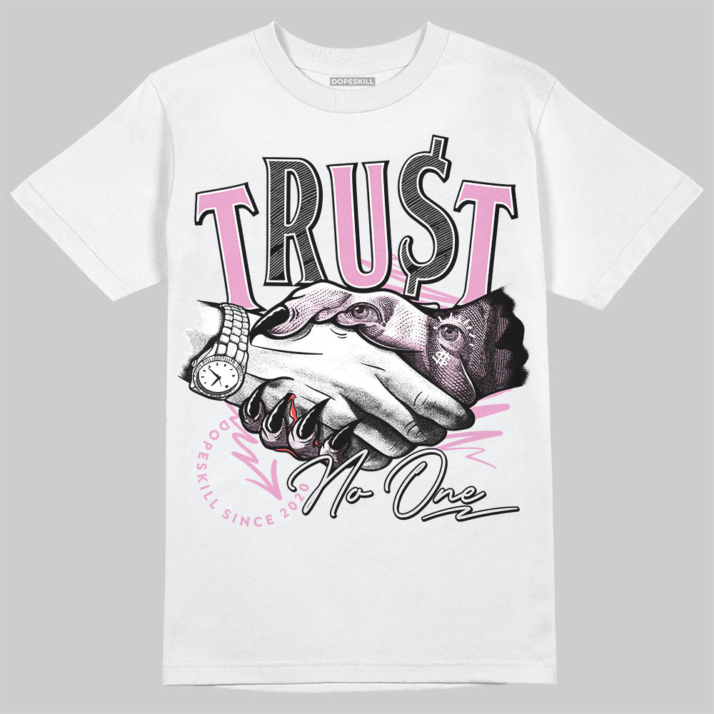Orchid 4s DopeSkill T-Shirt Trust No One Graphic