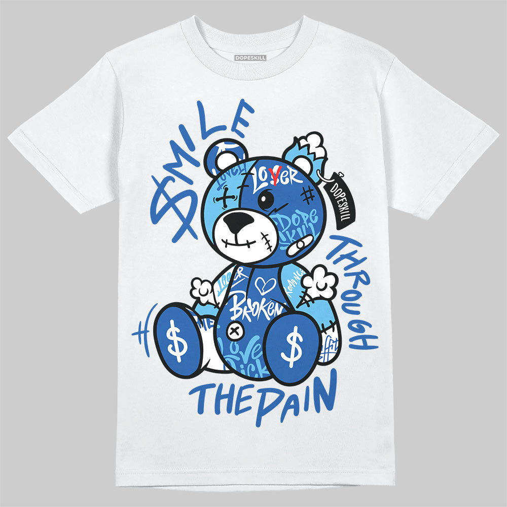 Blueberry 12s DopeSkill T-Shirt Smile Through The Pain Graphic