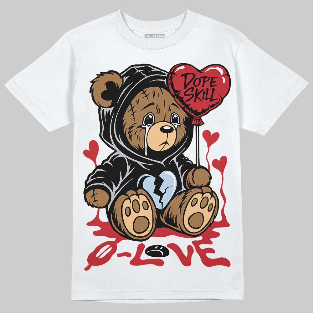 Black Metallic Reimagined 5s DopeSkill T-Shirt Broken Bear Graphic