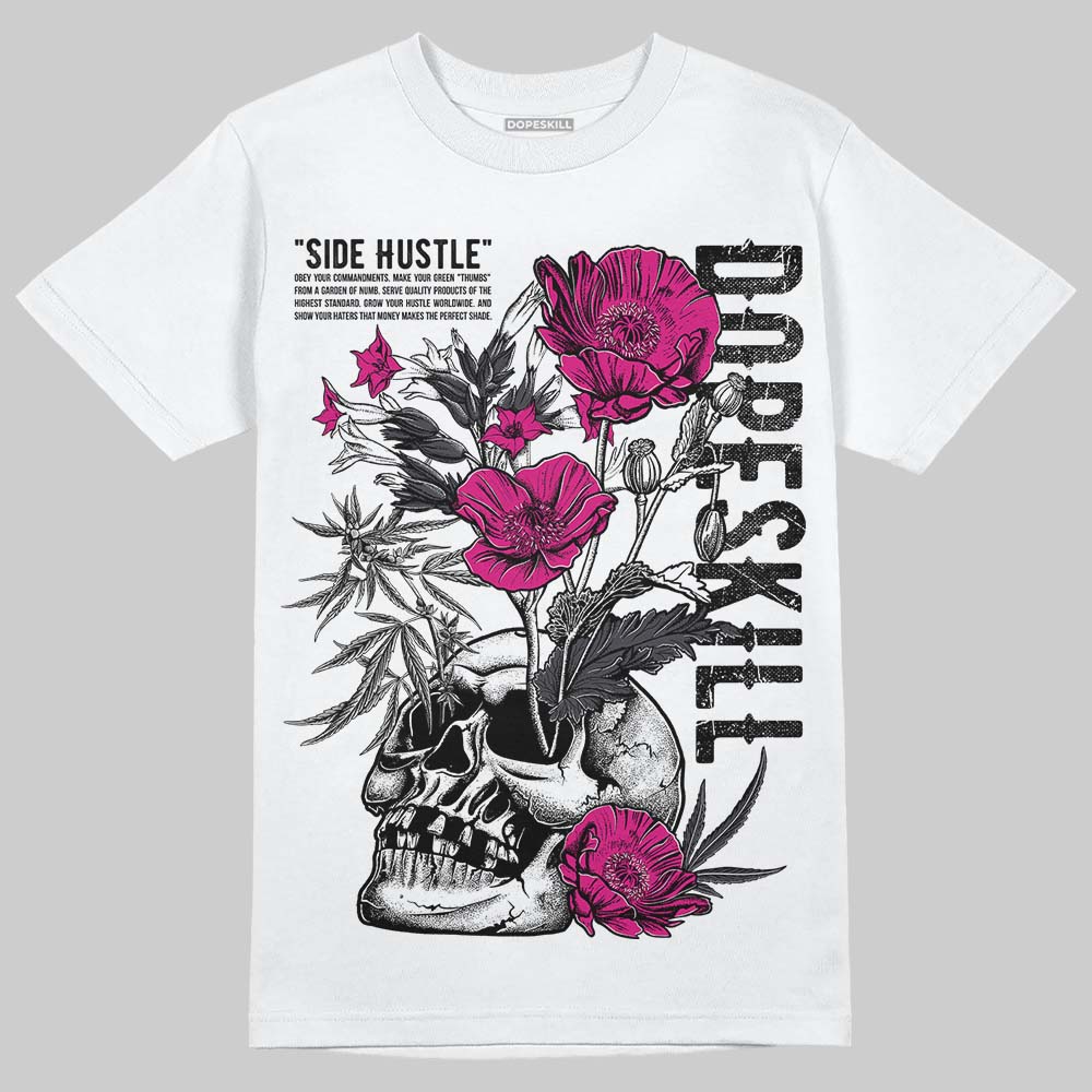 Black Cat 3s DopeSkill T-Shirt Side Hustle Graphic