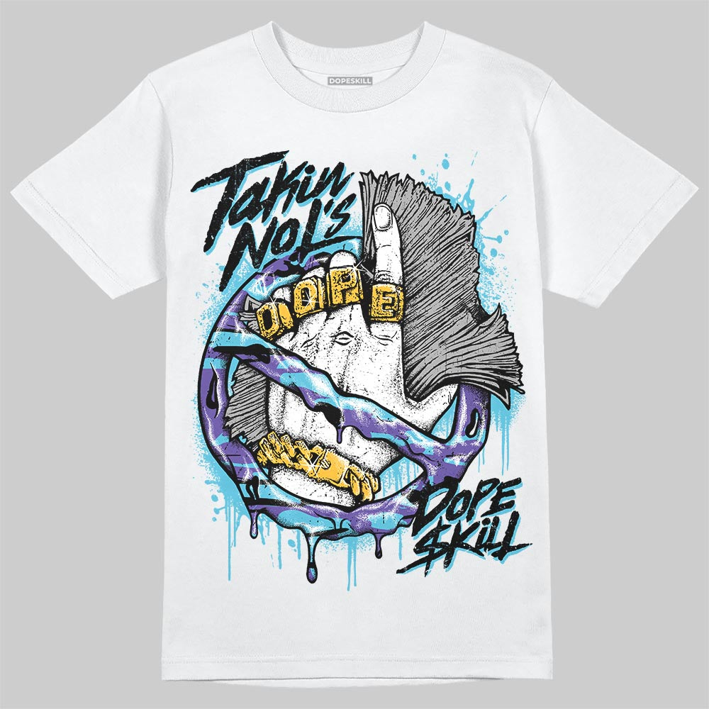 Aqua 8s DopeSkill T-Shirt Takin No L's Graphic