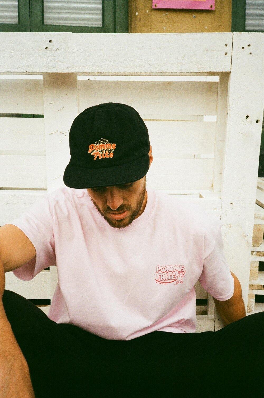 Pomme Frite x UN:IK 'Mr Chips' Tee - Pink
