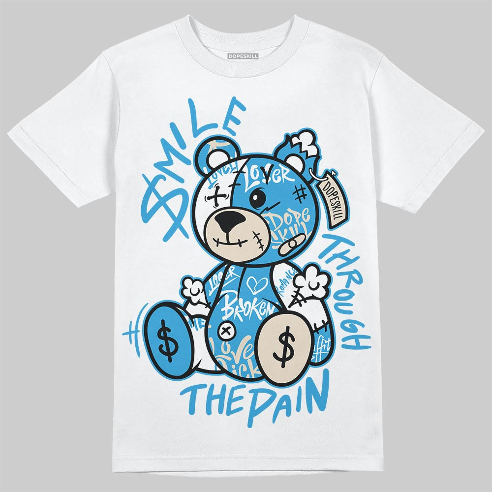 UNC Reimagined 1s DopeSkill T-Shirt Smile Through The Pain Graphic