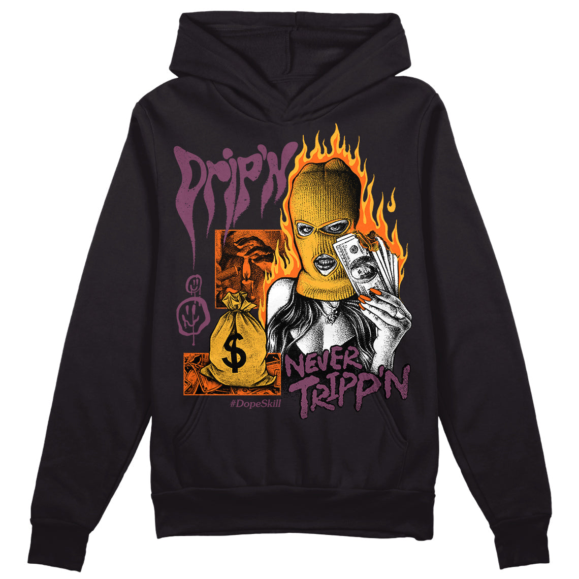 Brotherhood 1s High OG DopeSkill Hoodie Sweatshirt Drip'n Never Tripp'n Graphic