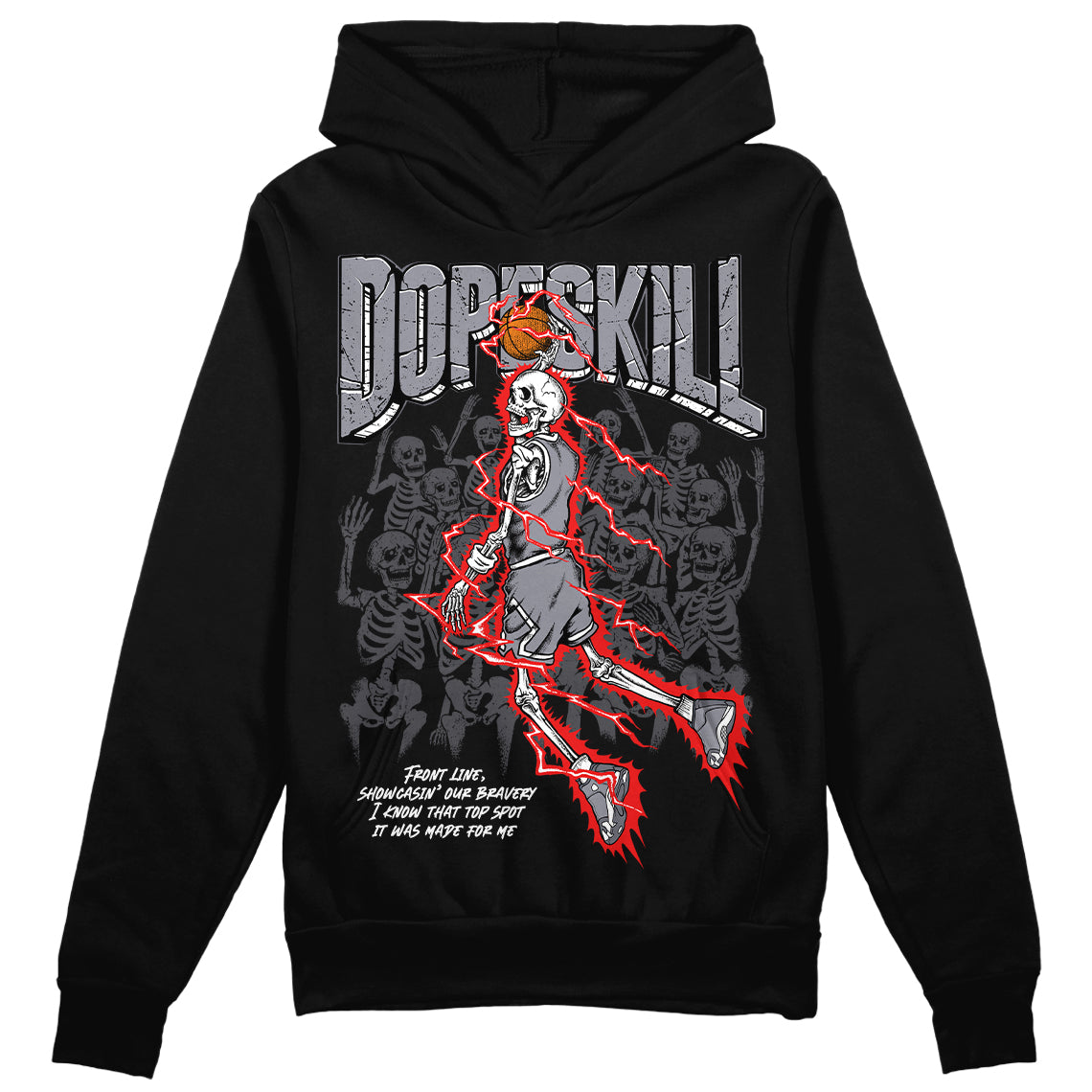 Stealth 14s DopeSkill Hoodie Sweatshirt Thunder Dunk Graphic