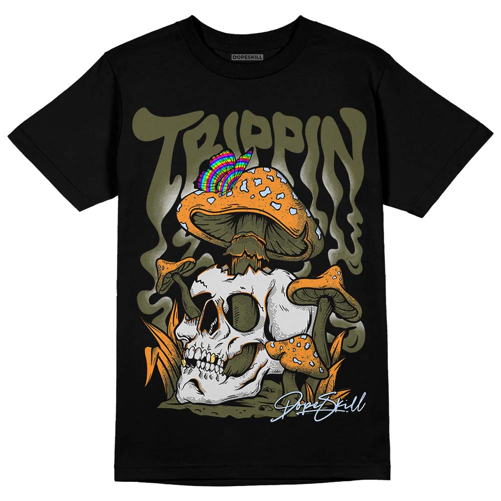 Olive 5s DopeSkill T-Shirt Trippin Graphic