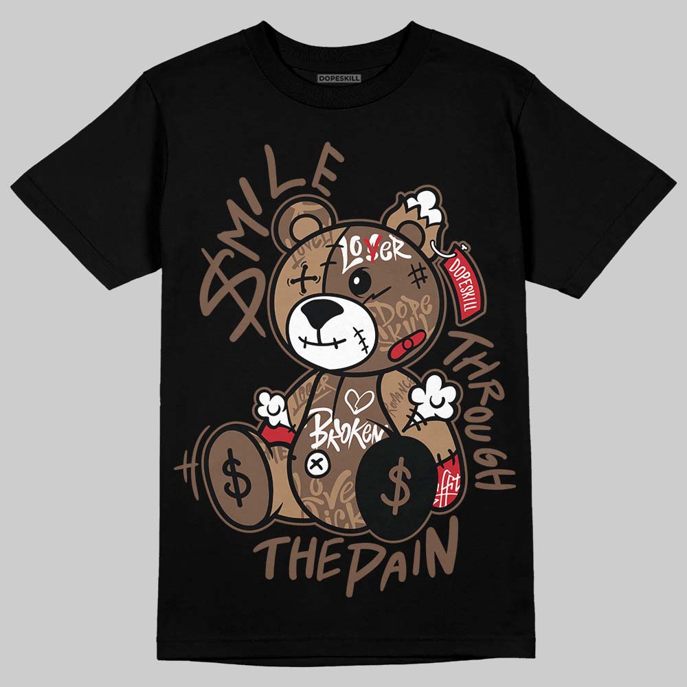 Olive 9s DopeSkill T-Shirt Smile Through The Pain Graphic