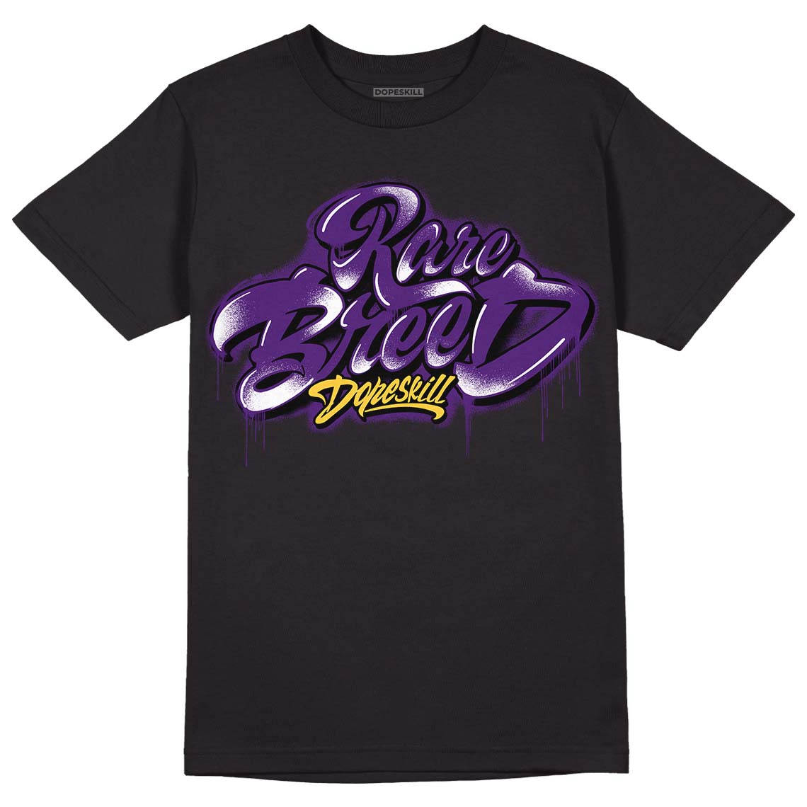 Field Purple 12s DopeSkill T-Shirt Rare Breed Type Graphic