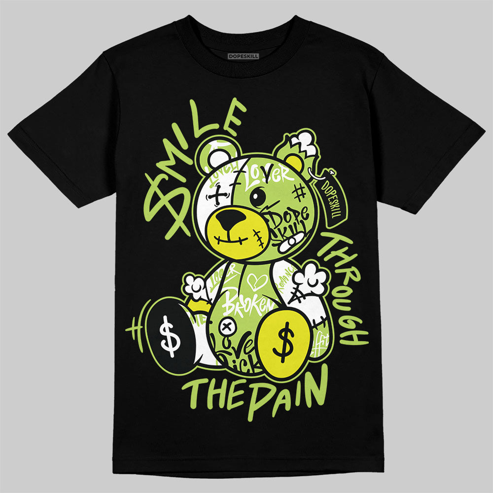 Bright Cactus 13s DopeSkill T-Shirt Smile Through The Pain Graphic