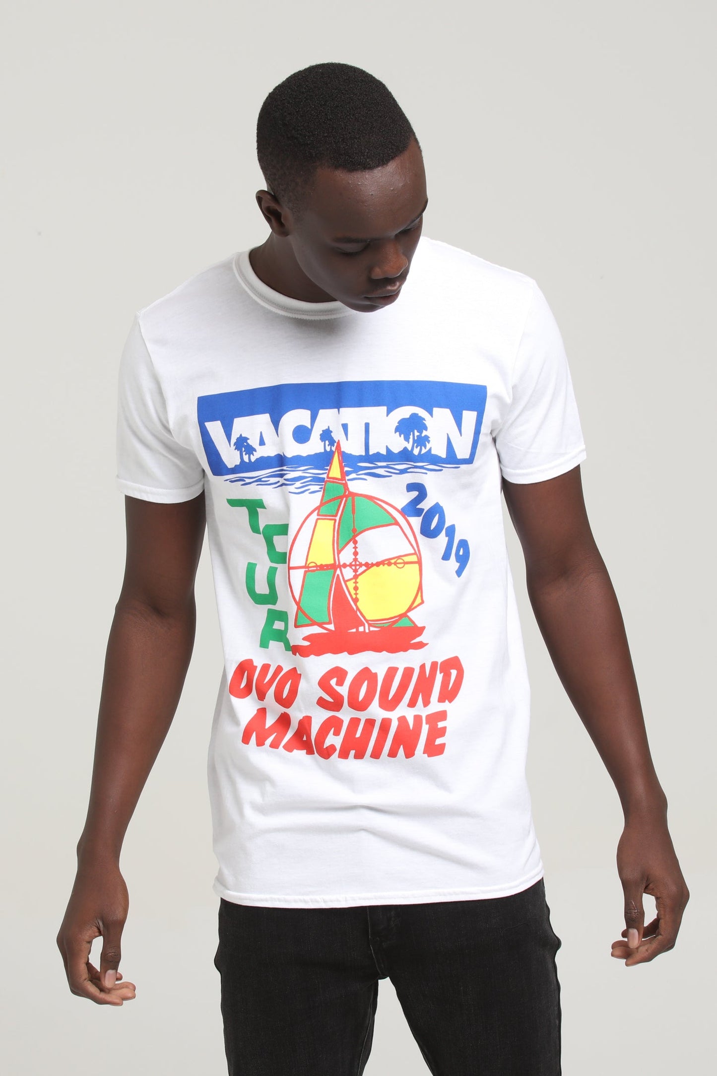 Drake Scorpion Merch Vacation Tee White