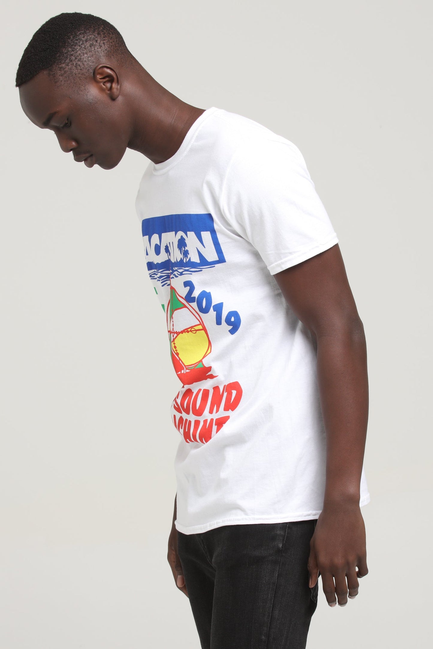 Drake Scorpion Merch Vacation Tee White