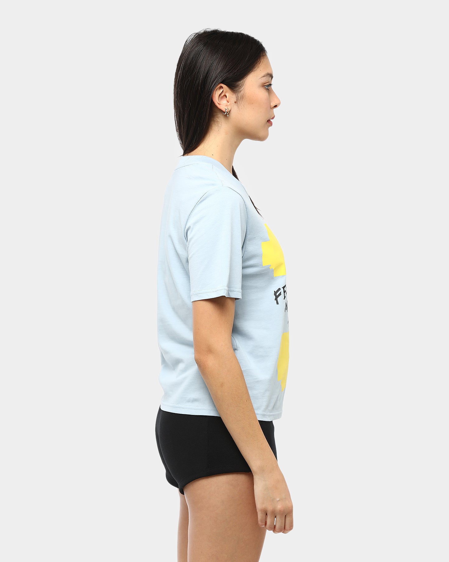 Federation Women's Good Crop Swipe Right T-Shirt Slate