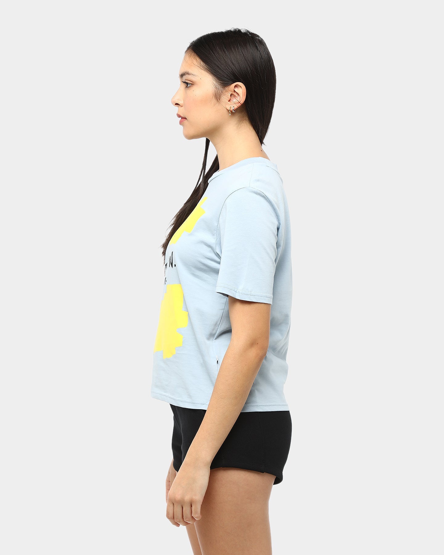 Federation Women's Good Crop Swipe Right T-Shirt Slate