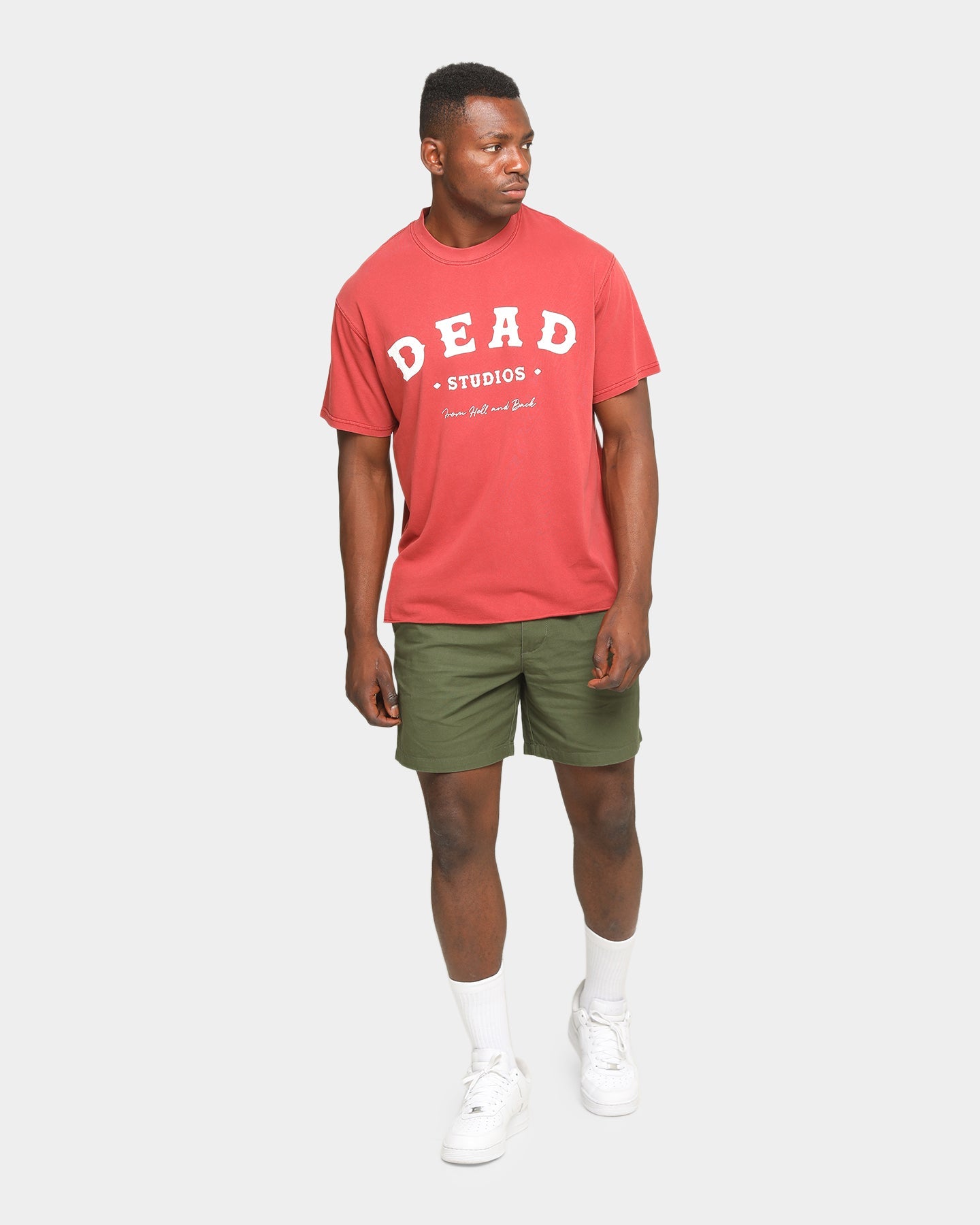 Dead Studios Hell And Back T-Shirt Burgundy Pigment