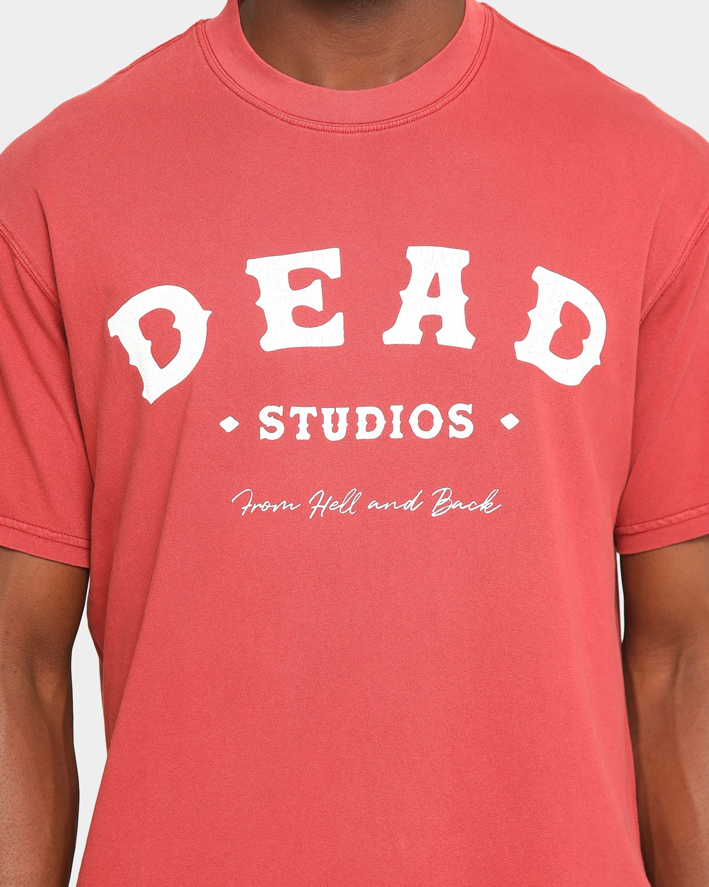 Dead Studios Hell And Back T-Shirt Burgundy Pigment
