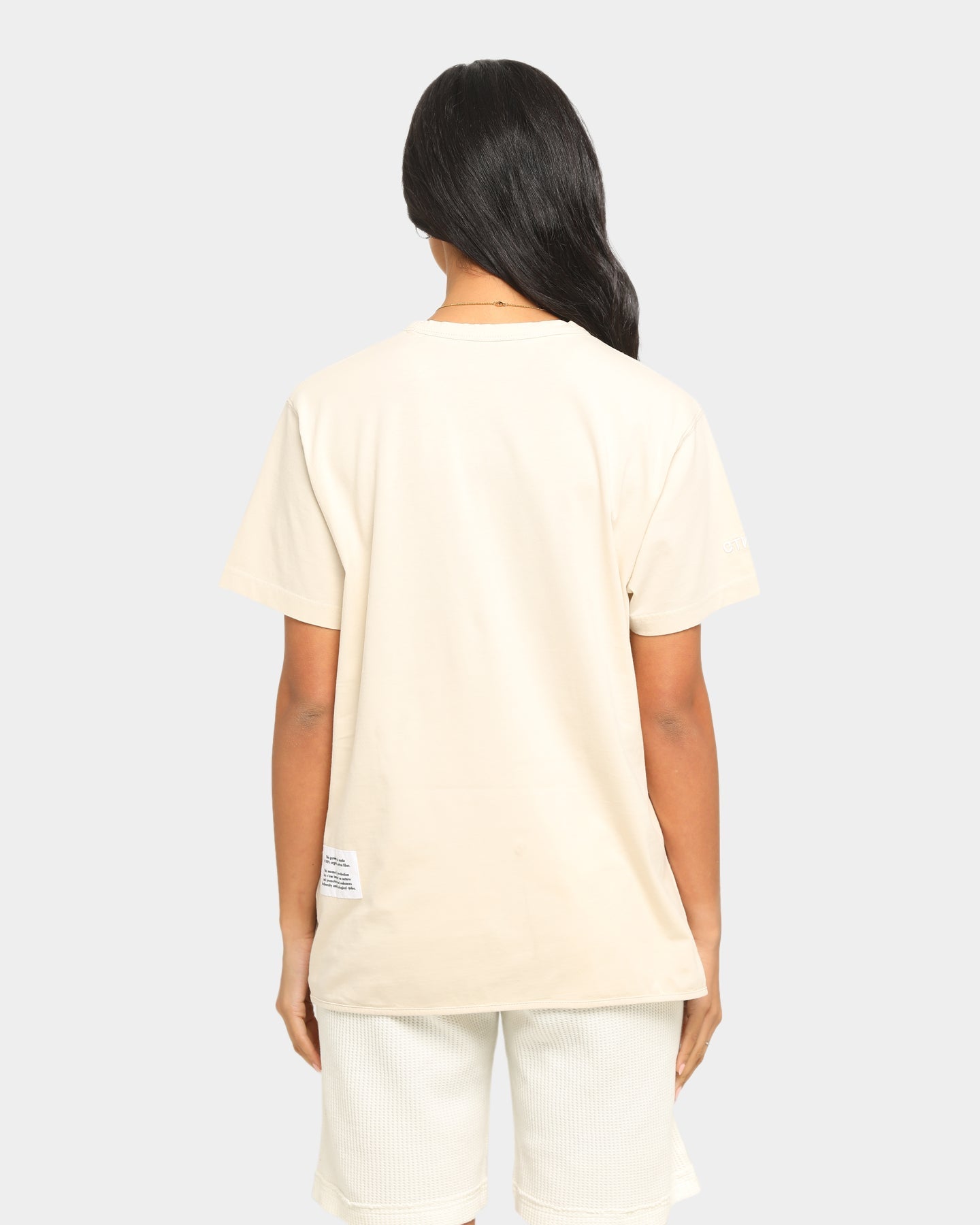 Heron Preston Dad Print Short Sleeve T-Shirt Beige Style001