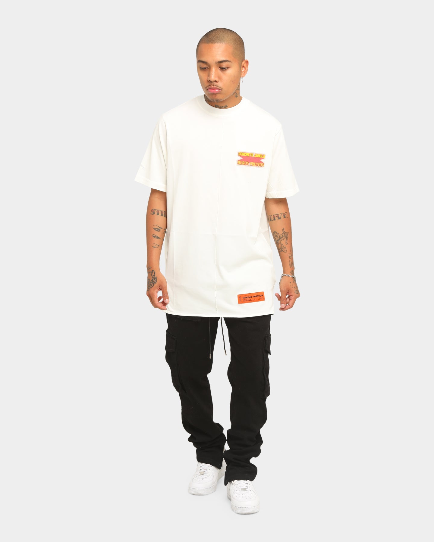 Heron Preston Concrete Jungle Short Sleeve T-Shirt White