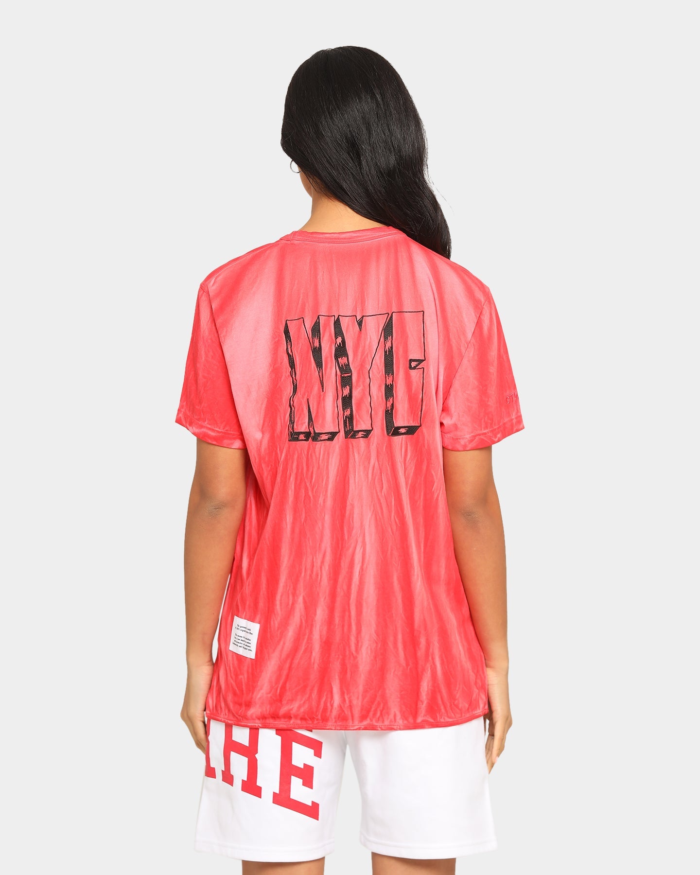 Heron Preston Spray –°–¢–ò–õ–¨ Print Short Sleeve T-shirt Red Style001