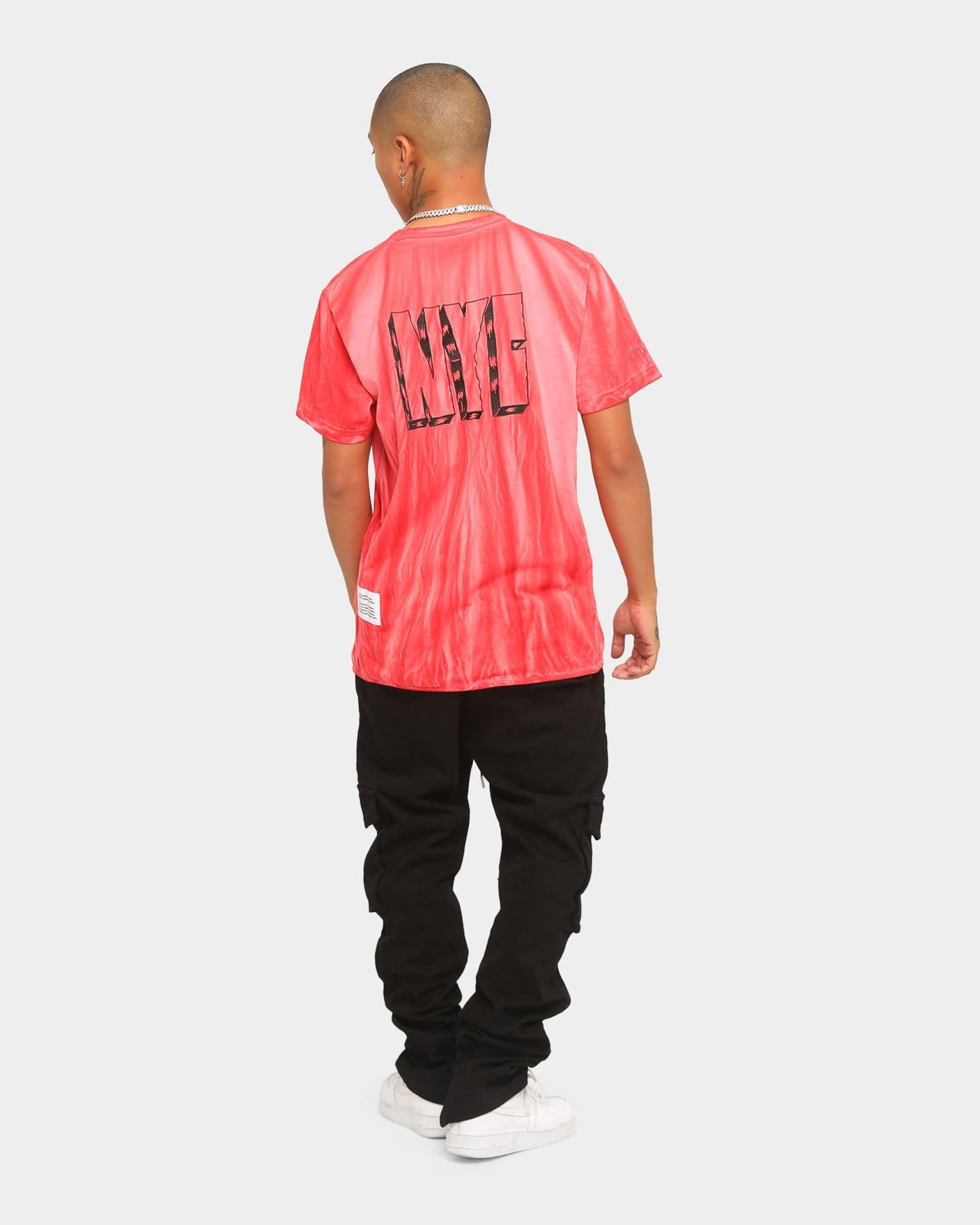 Heron Preston Spray –°–¢–ò–õ–¨ Print Short Sleeve T-shirt Red