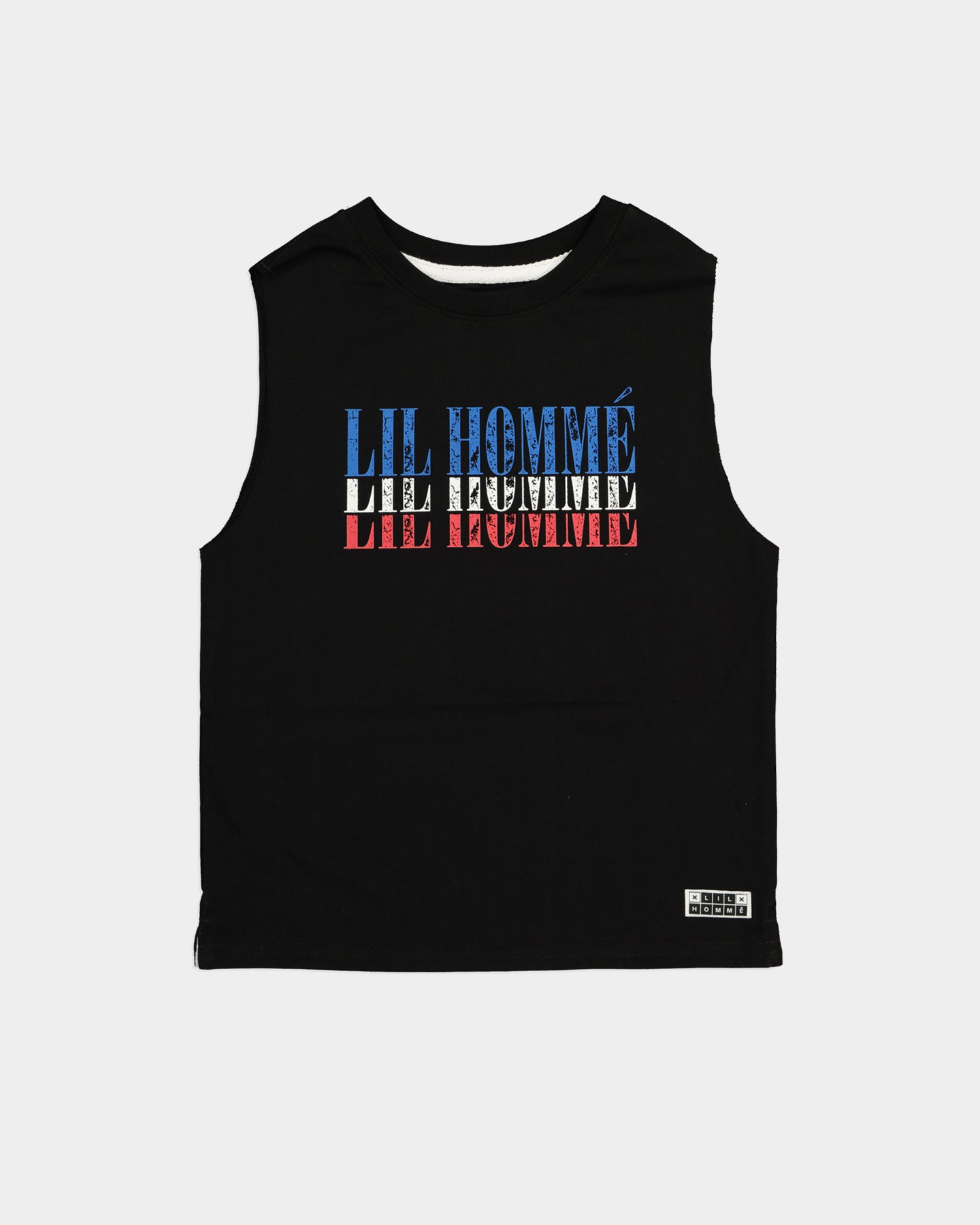 Lil Homme Kid's Declaration Muscle T-Shirt Black