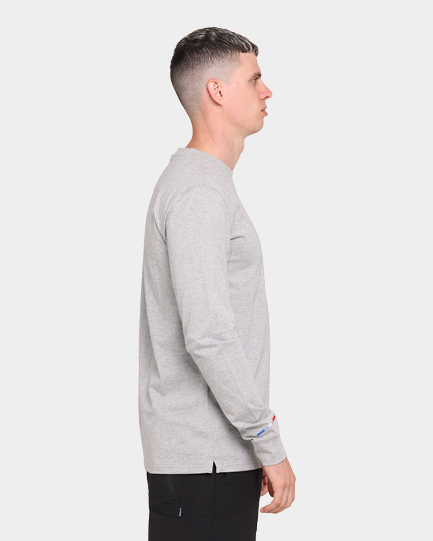 Carr√© Objectif Box Classique Long Sleeve T-Shirt Grey Marle