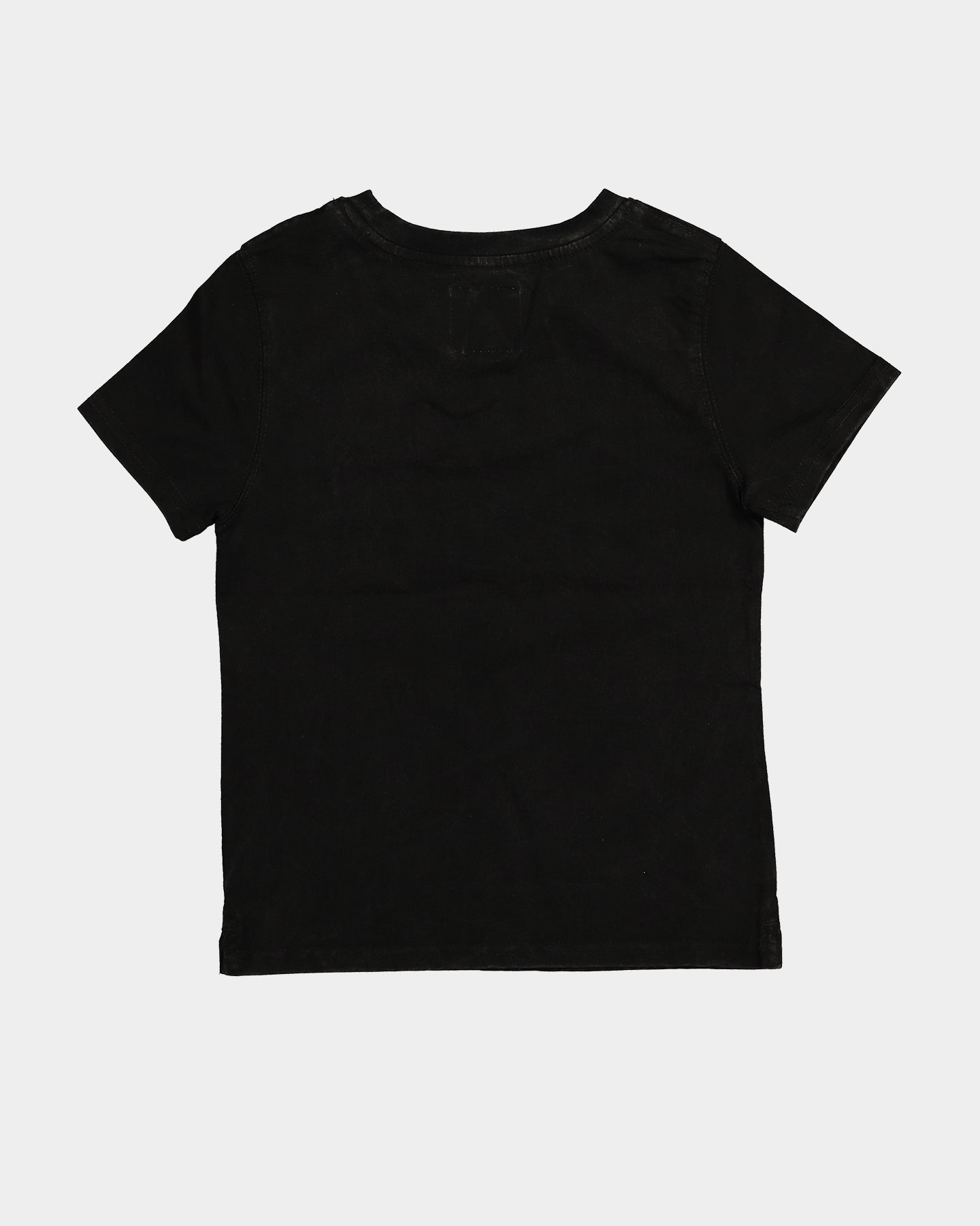 Lil Homme Kid's Mafioso Vintage Short Sleeve T-Shirt Washed Black