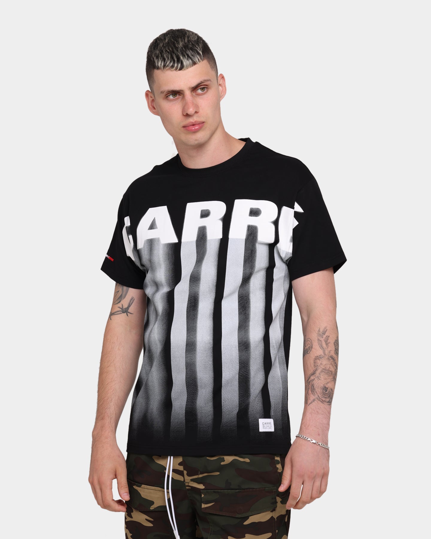 Carr√© Motion Short Sleeve T-Shirt Washed Black