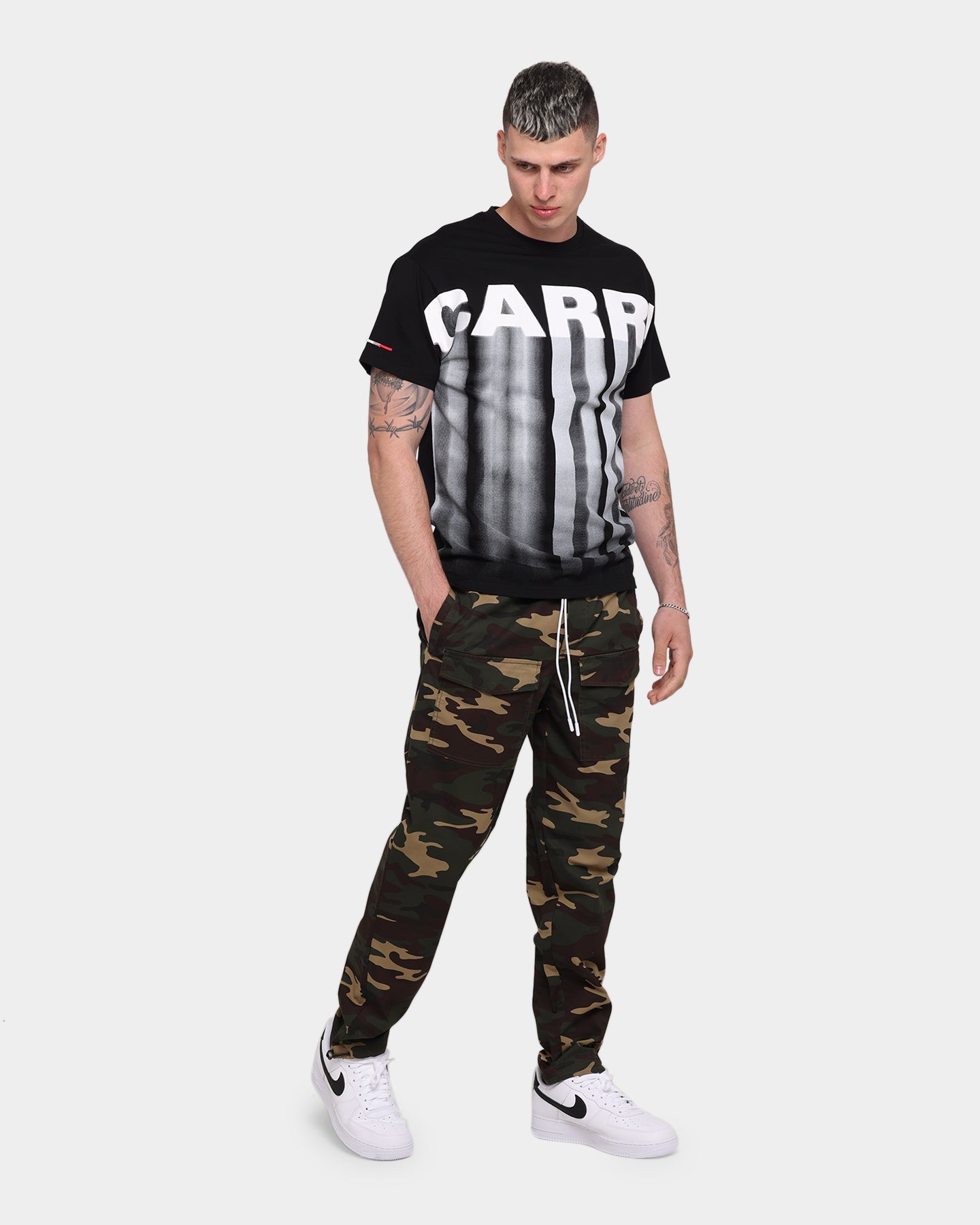 Carr√© Motion Short Sleeve T-Shirt Washed Black