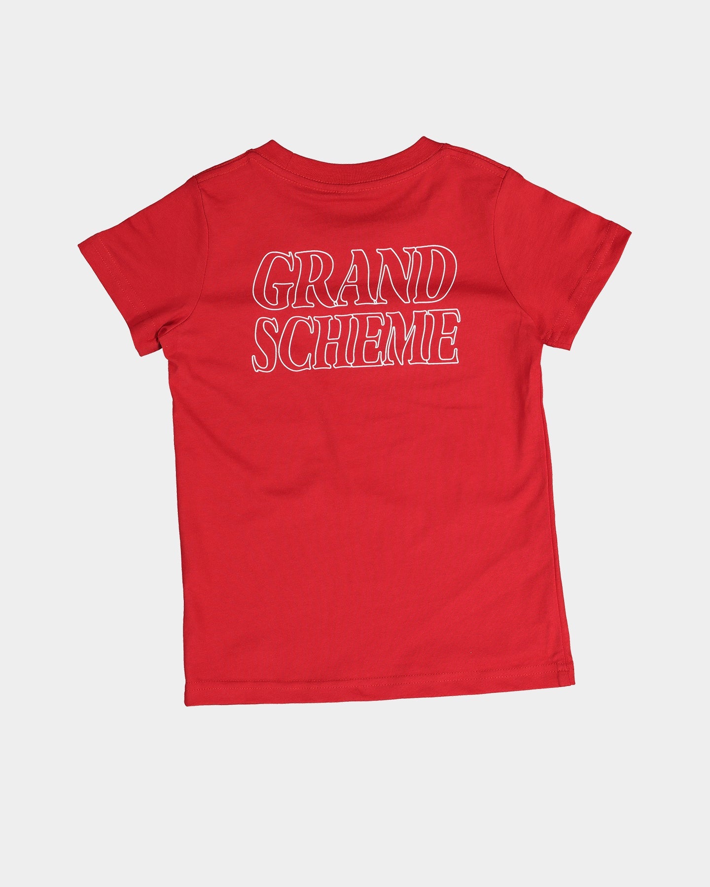Grand Scheme Kid's Smile Short Sleeve T-Shirt Red