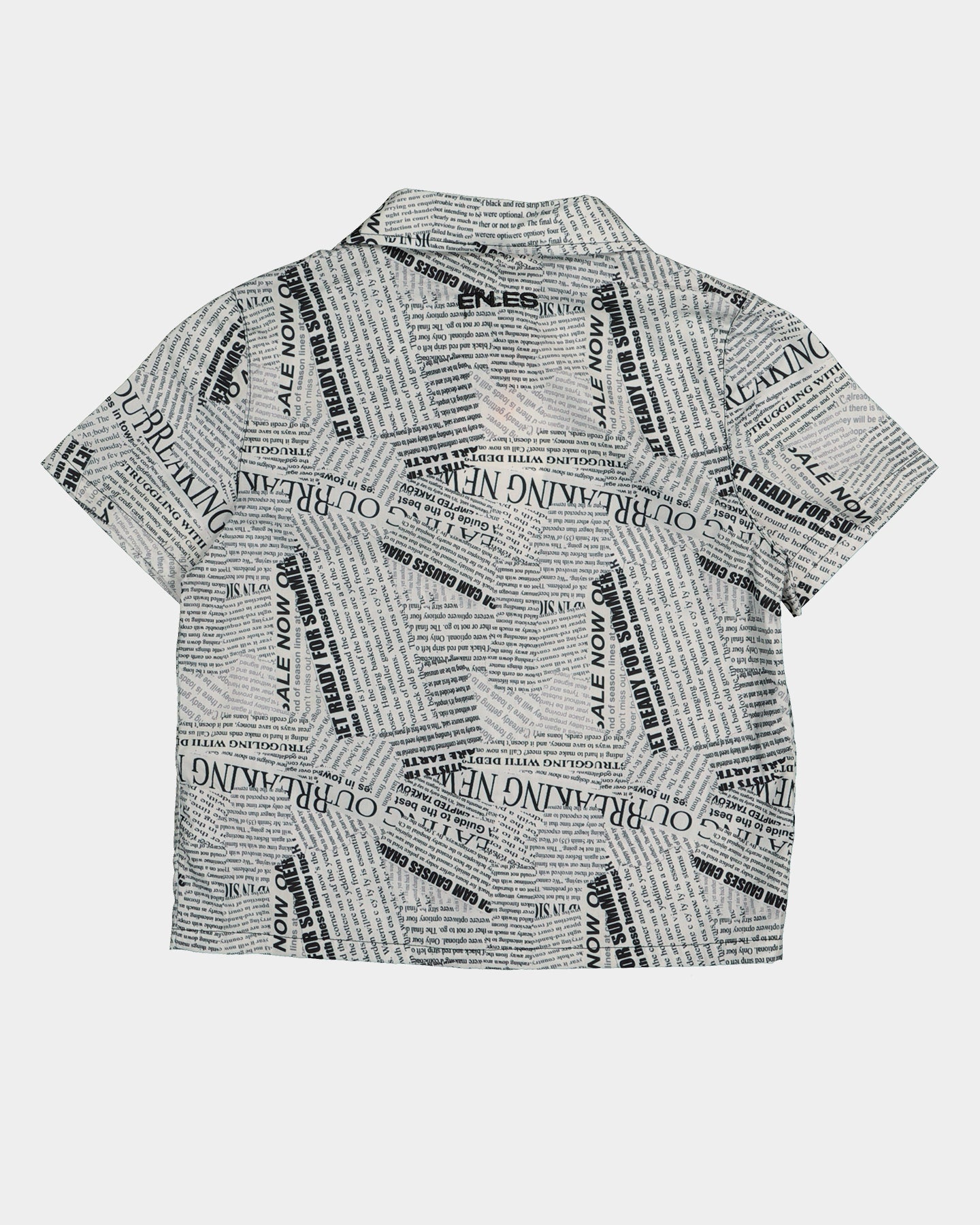 EN ES Kids' Let's Party Short Sleeve T-Shirt Black/White