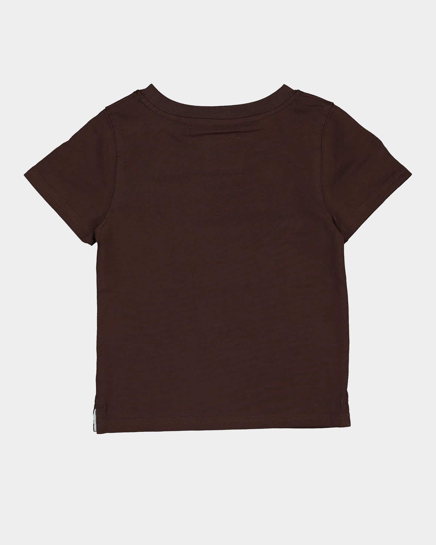 Lil Homme Kid's Volle Pocket Short Sleeve T-Shirt Dark Brown