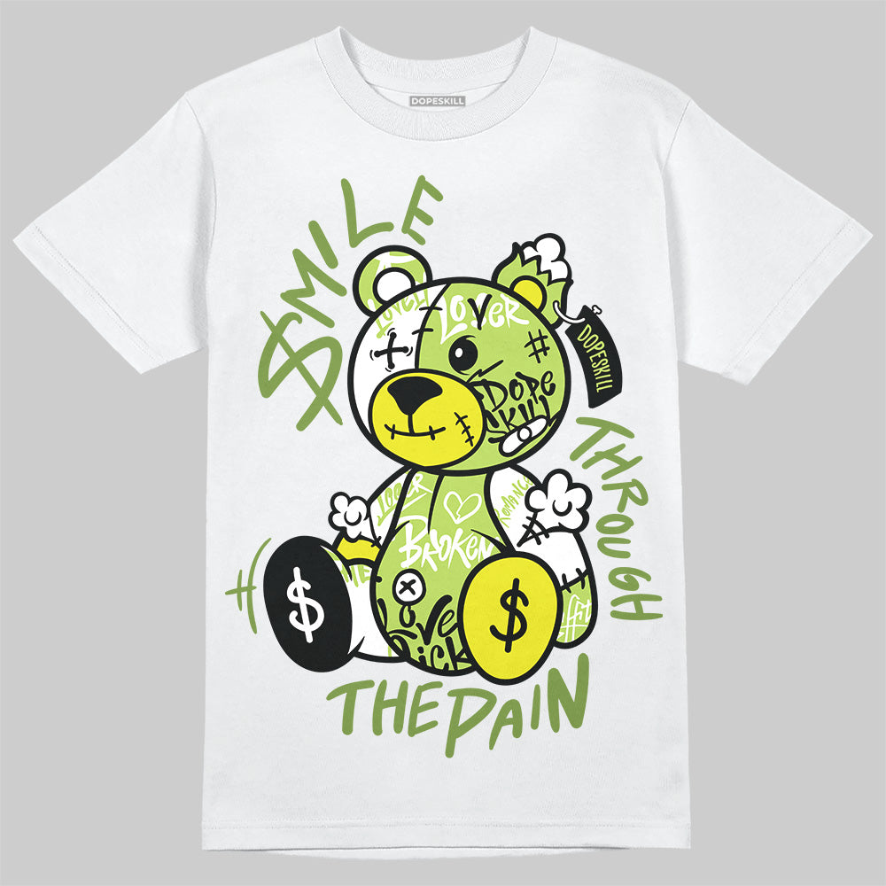 Bright Cactus 13s DopeSkill T-Shirt Smile Through The Pain Graphic