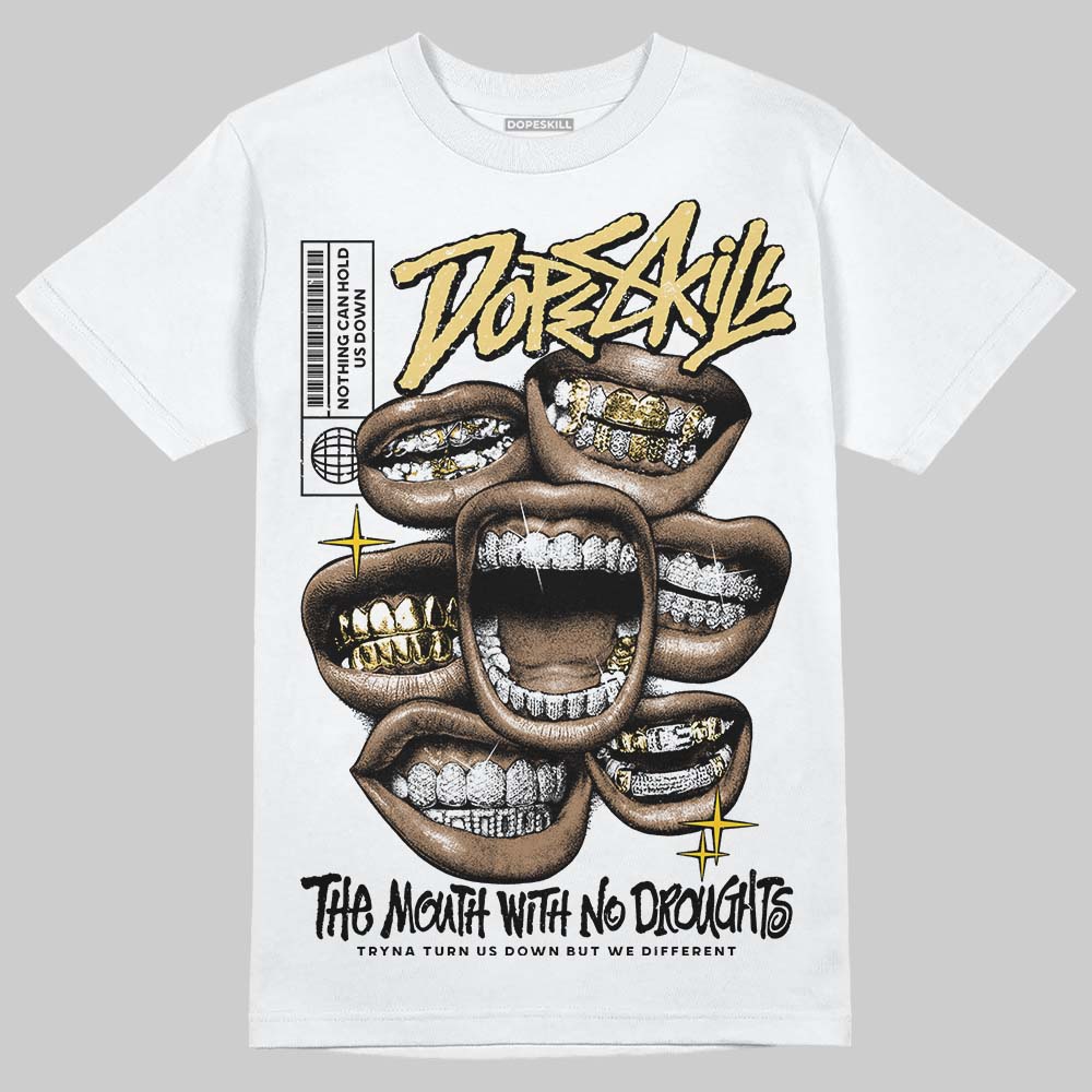 Quai 54 x Tour Yellow Black 1s DopeSkill T-Shirt The Mouth With No Droughts Graphic