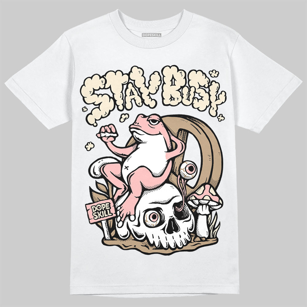 AIR FORCE 1 LINEN DopeSkill T-Shirt Stay Busy Graphic