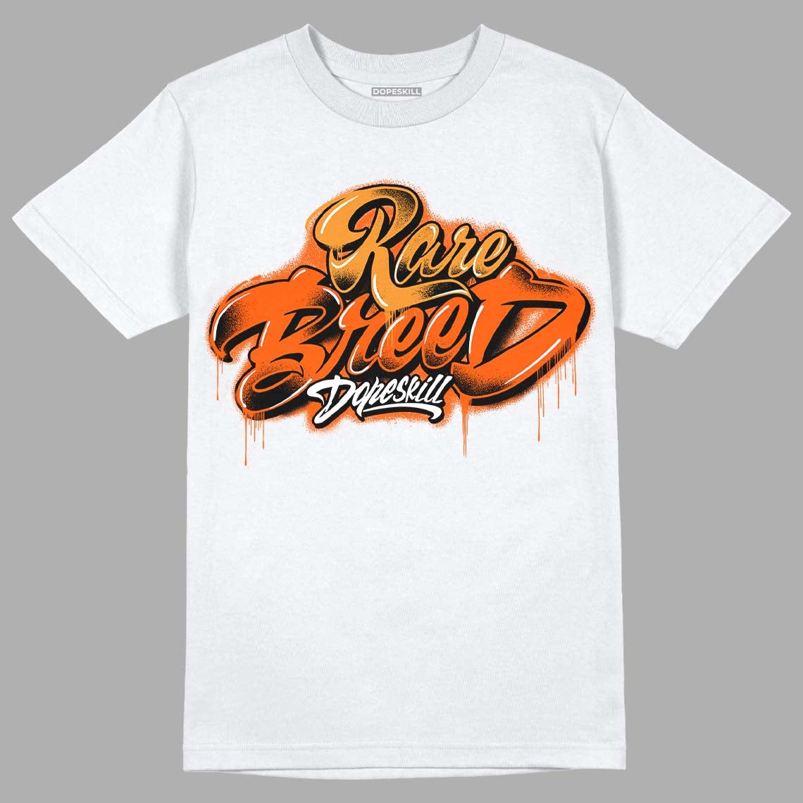 Brilliant Orange 12s DopeSkill T-Shirt Rare Breed Type Graphic