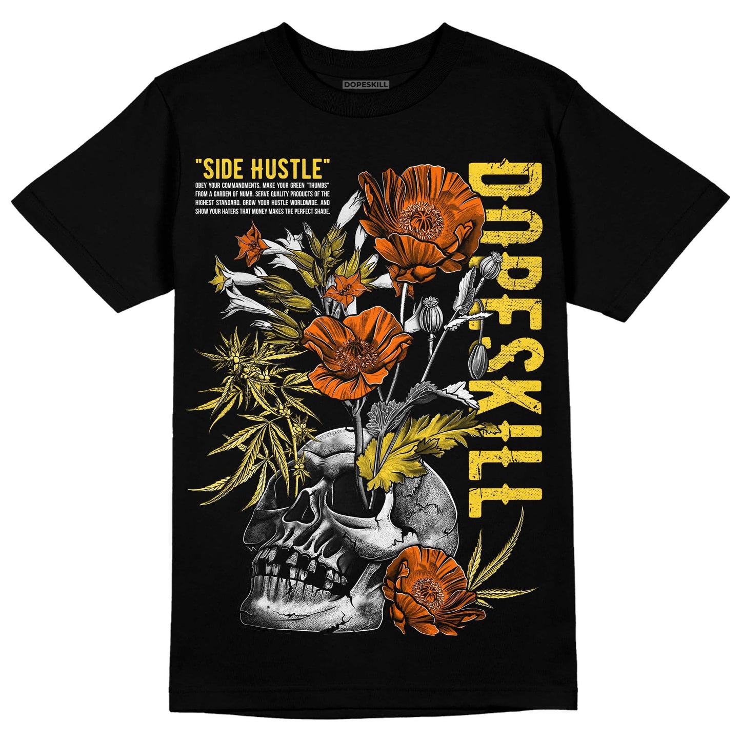 Black Tour Yellow AJ 4 Thunder DopeSkill Unisex T-Shirt Side Hustle Graphic