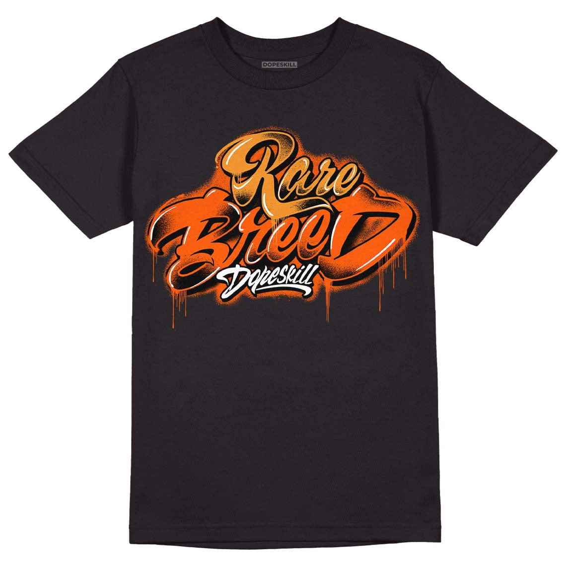 Brilliant Orange 12s DopeSkill T-Shirt Rare Breed Type Graphic