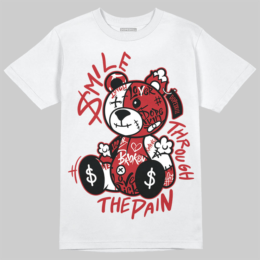 Black Toe Reimagined 1s DopeSkill T-Shirt Smile Through The Pain Graphic