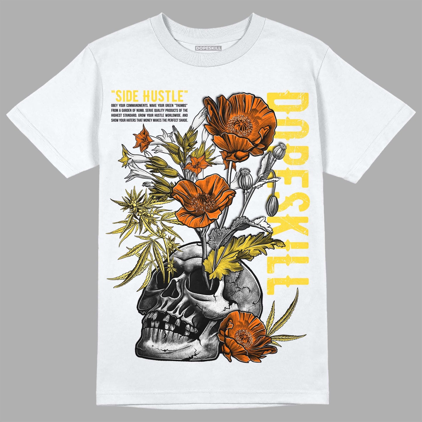 Black Tour Yellow AJ 4 Thunder DopeSkill Unisex T-Shirt Side Hustle Graphic