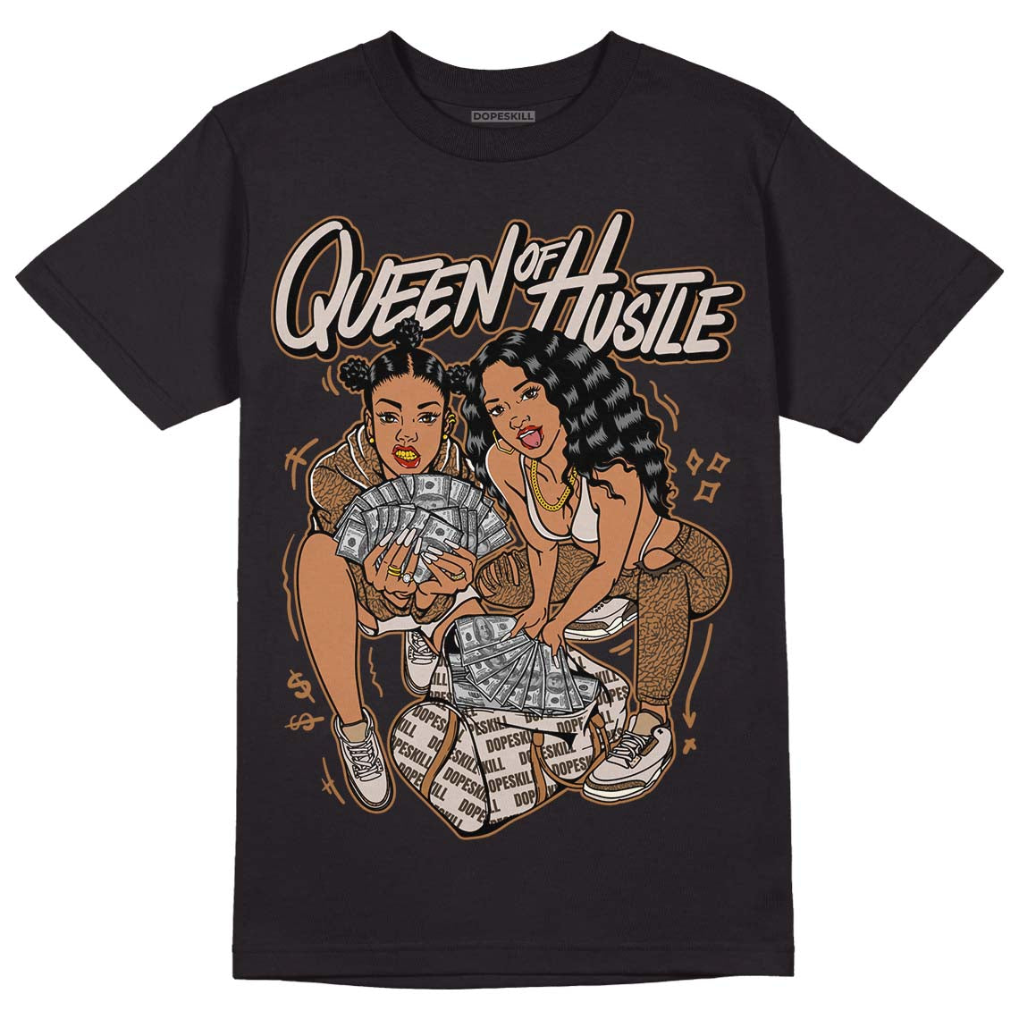 Palomino 3s DopeSkill T-Shirt Queen Of Hustle Graphic