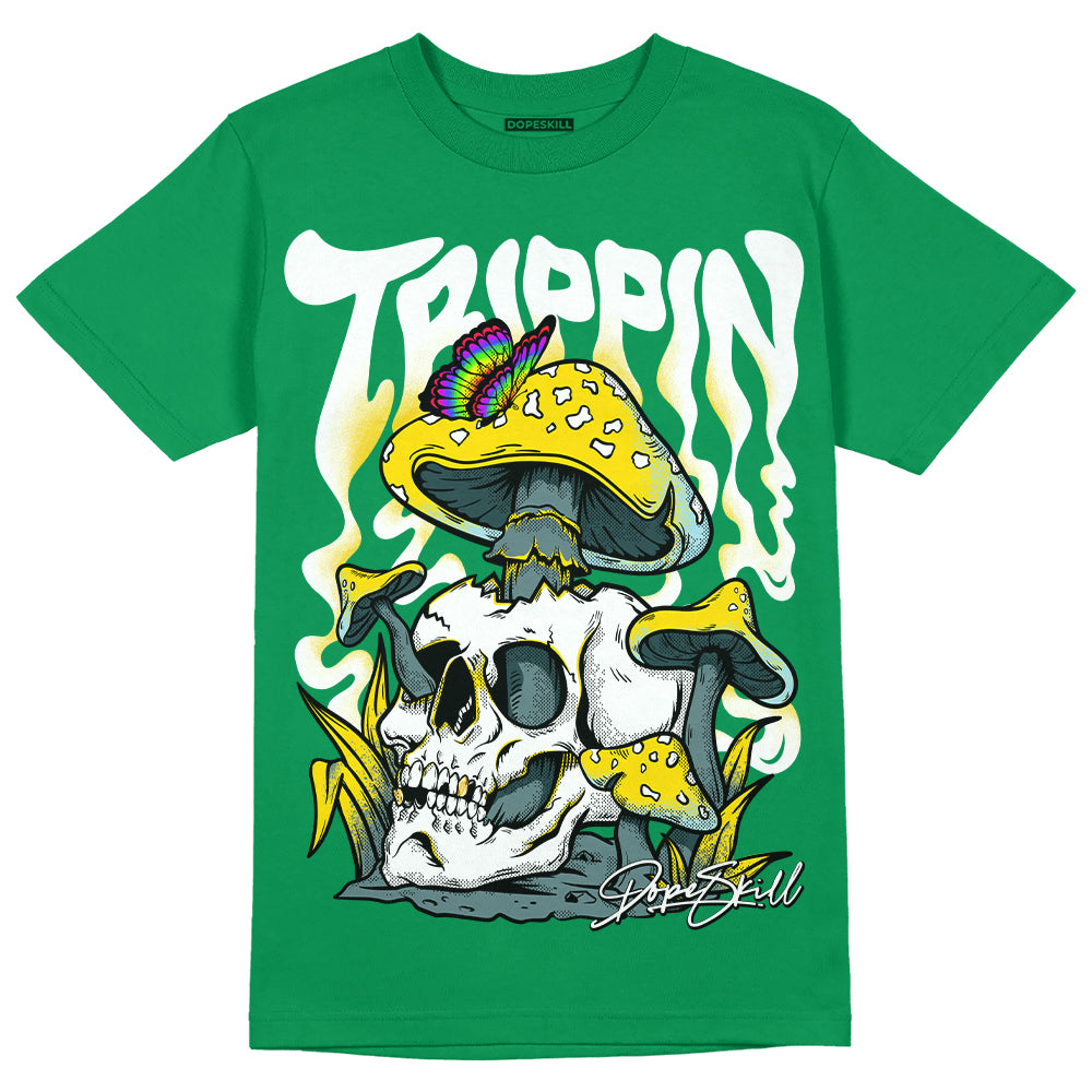 Lucky Green 5s DopeSkill Green T-shirt Trippin Graphic