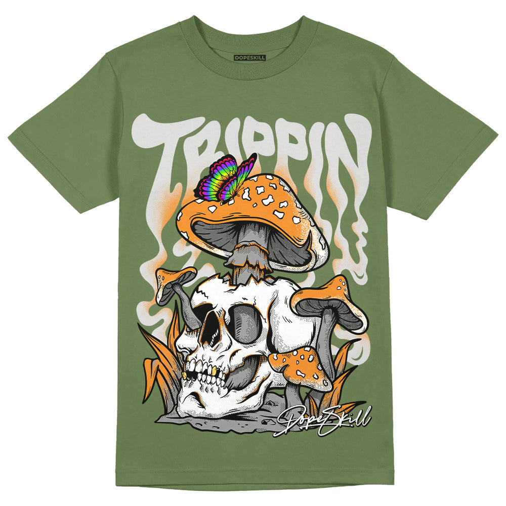 Olive 5s DopeSkill Olive T-shirt Trippin Graphic